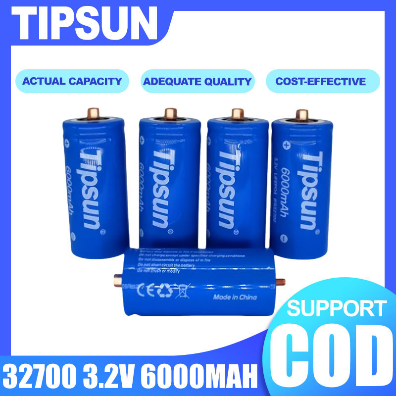 Tipsun lifepo4 battery 6000mah 3.2V 32700 LIFEPO4 100% ORIGINAL BATTERY ...