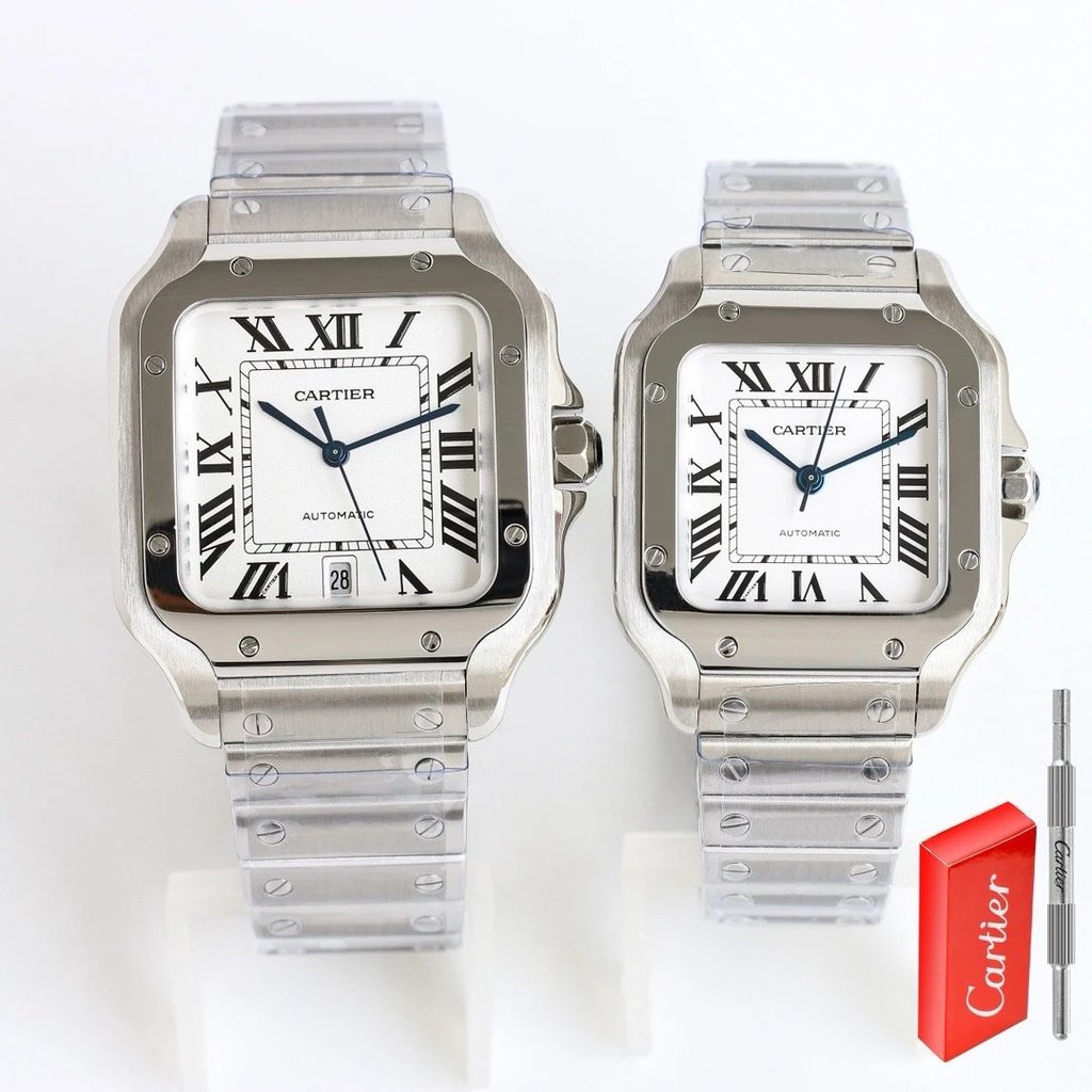 Cartier SANTOS Series Watch Technology Features: 1 ️ Mirror: Sapphire ...