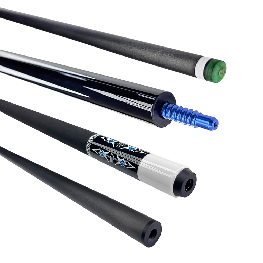 Low Deflection Carbon Fiber Pool Cue Shafts With Joints Carbon Shaft ...