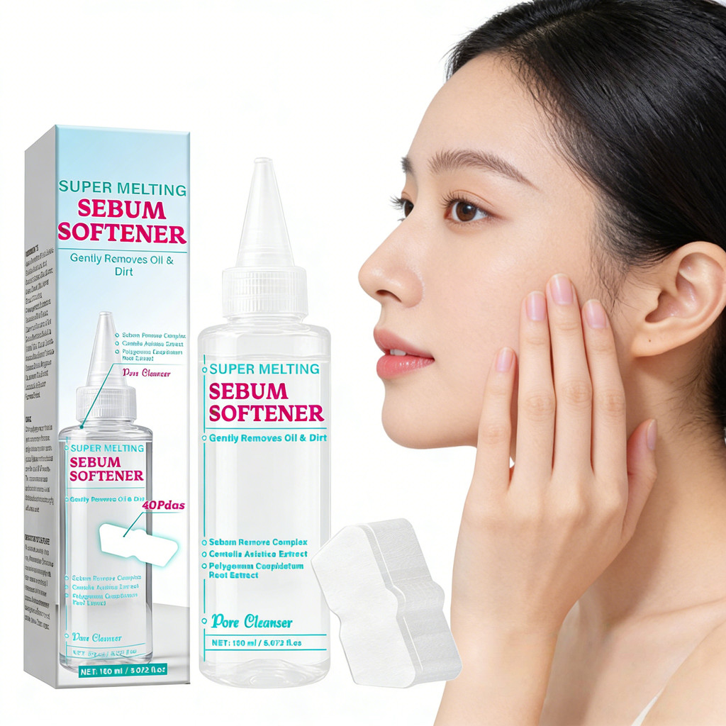 Super Melting Sebum Softener 150ml with 40 Nose Sheets, Pore Cleanser ...