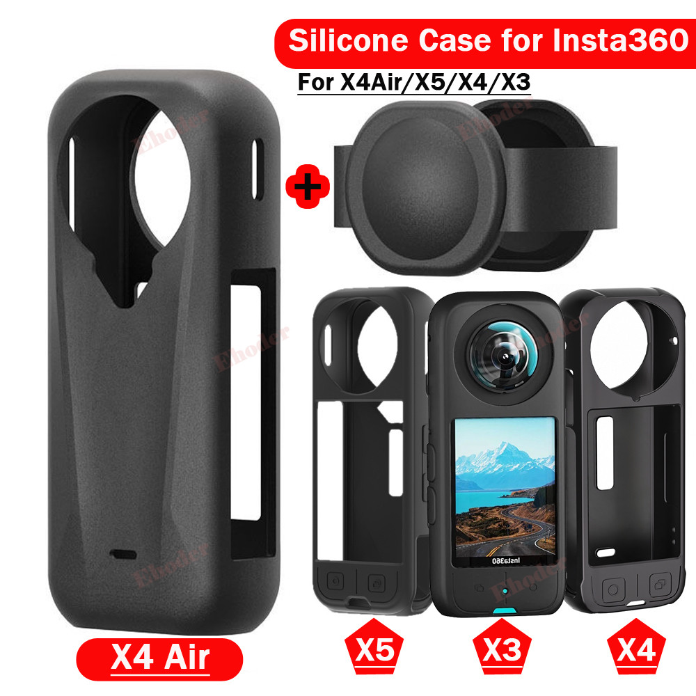 Casing For Insta360 X4 Air X5 X3 X4Air Silicone Case for insta360X5 ...