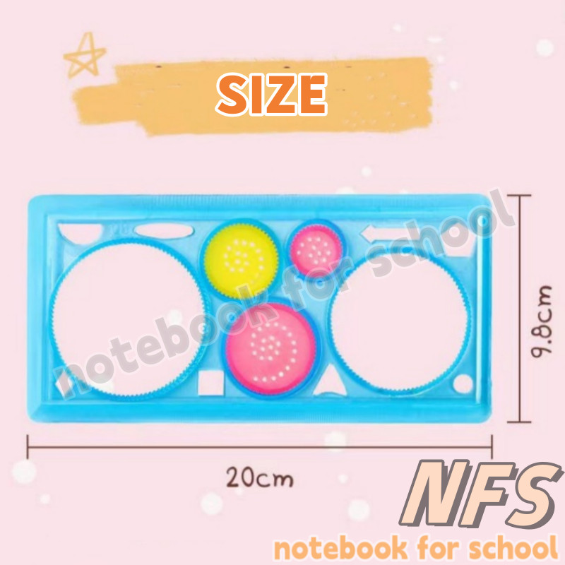 NFS Creative Blossom Ruler Painting Template Drawing Rulers Drafting ...