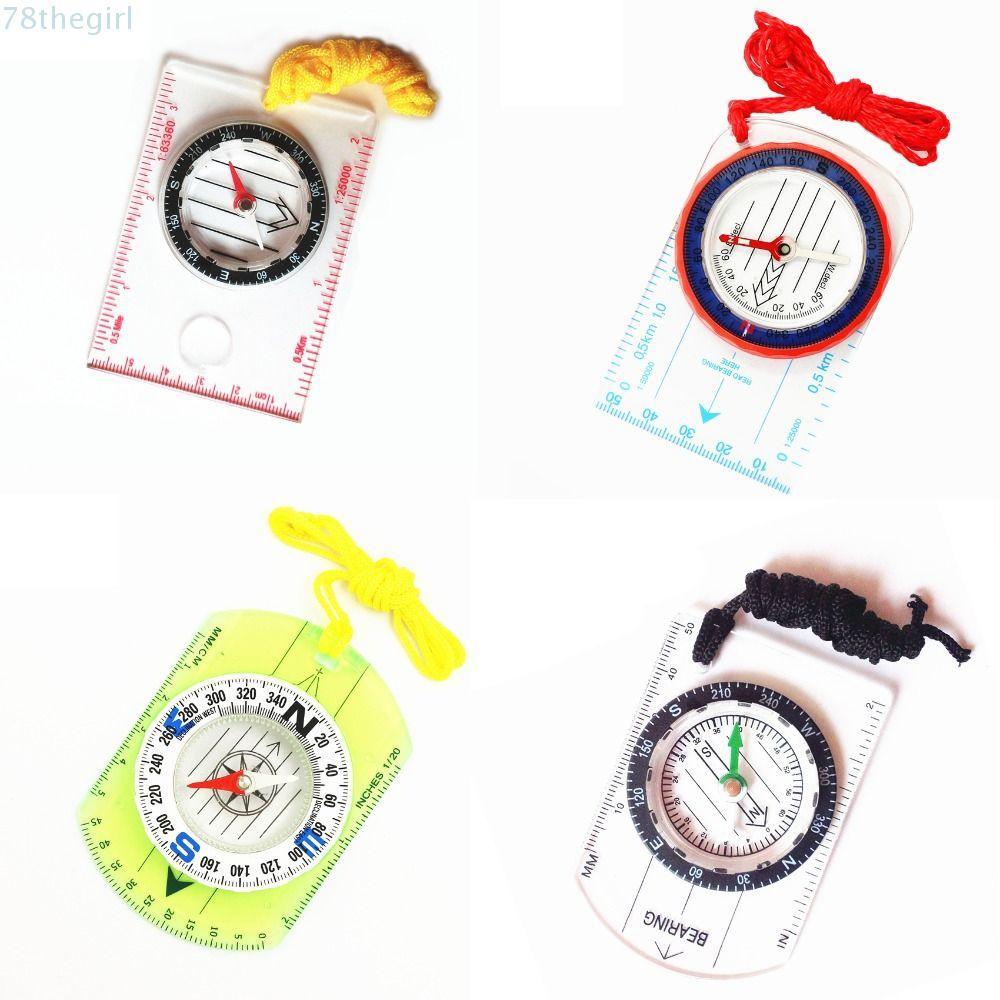 THEGIRL Compass Professional Scale Ruler Orienteering Thumb Compass ...