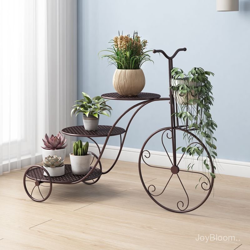 Creative Flower Pot Stand Living Room Floor-standing Flower Rack Simple ...