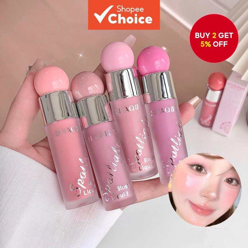 SHAQINUO Radiant Liquid Blush & Highlighter Duo 12h Dewy Glow ...