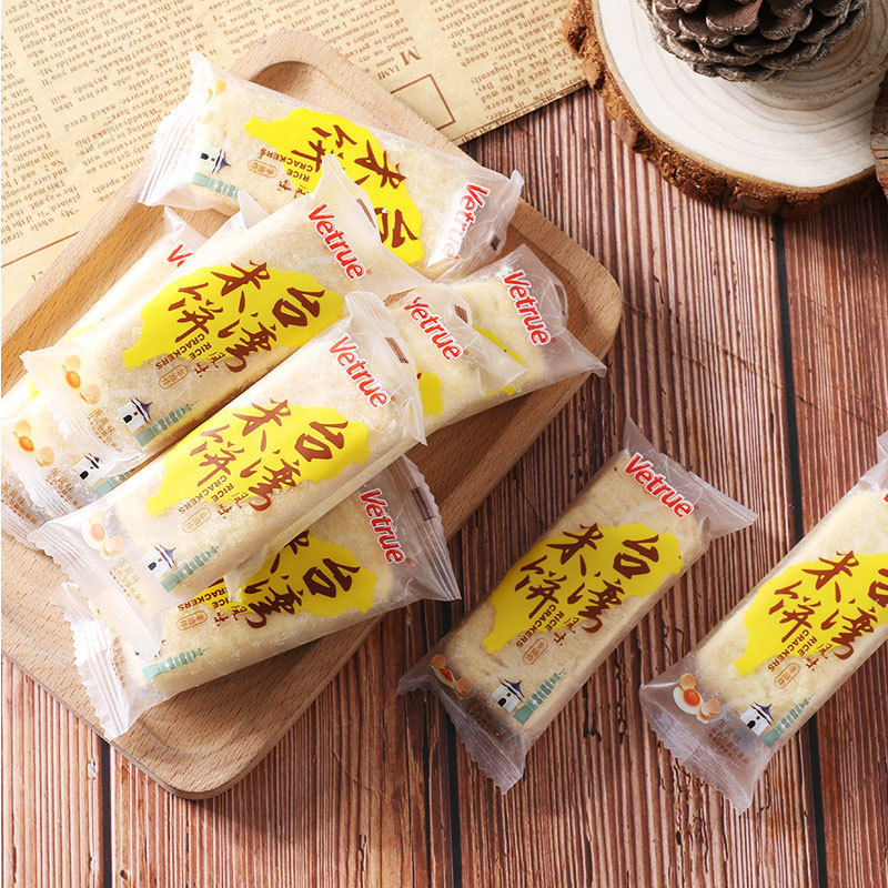 Veture Weidu Taiwanese Flavored Rice Crackers 0g Cheese Egg Yolk ...