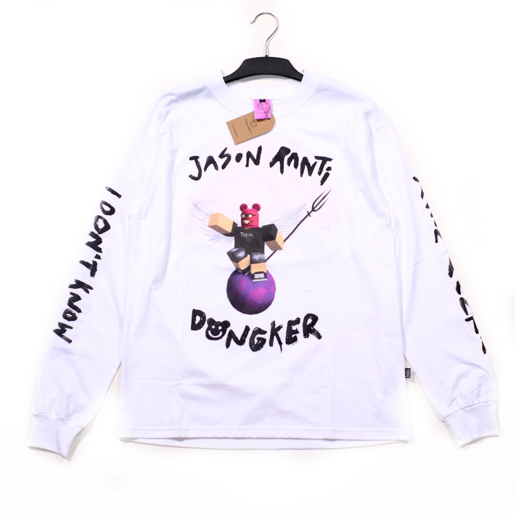 Longsleeve JASON RANTI x DONGKER - CLEAN DUST (white) | Shopee Philippines
