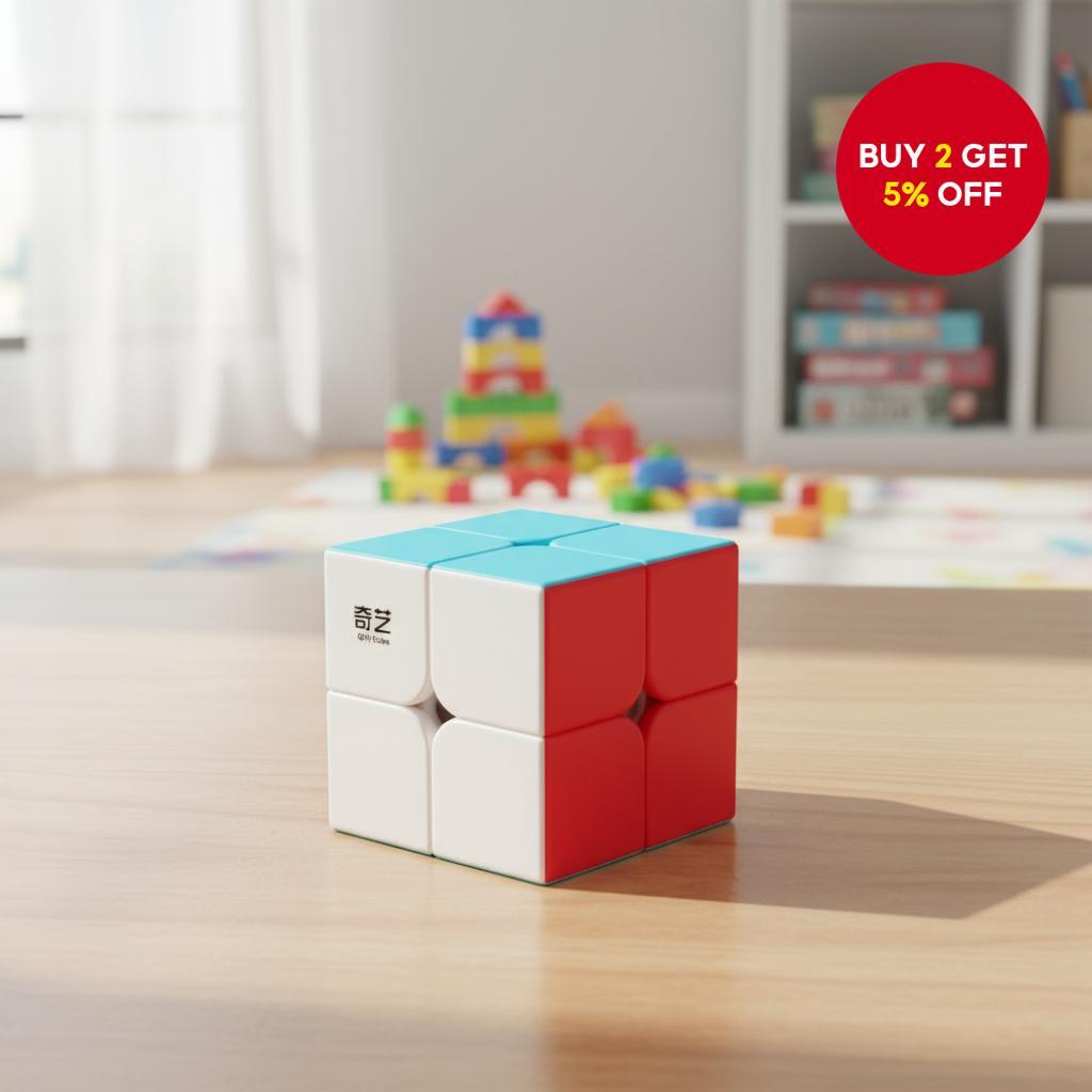 Professional 2x2 Magic Cube with Ultra-smooth ABS Speed | Shopee ...