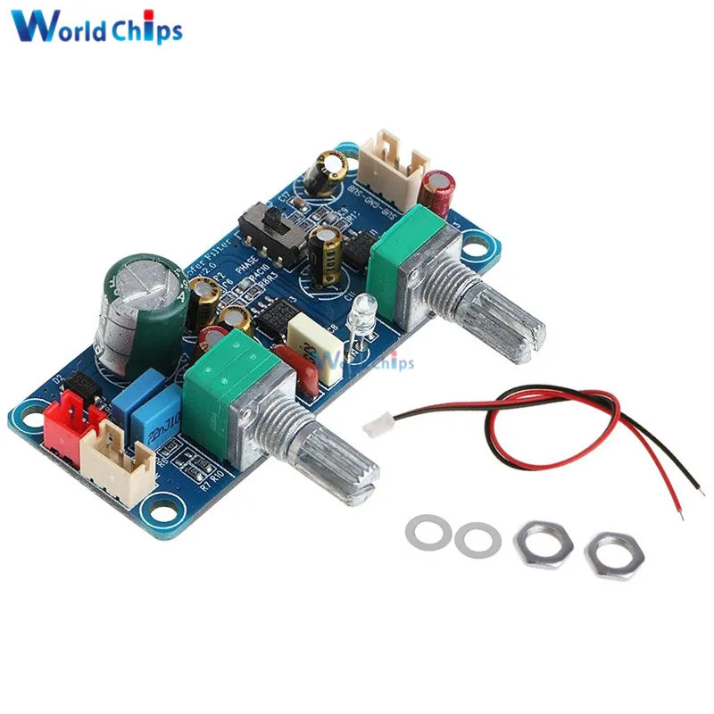 DC 9-32V Low Pass Filter Bass Subwoofer Pre-AMP Amplifier Board Module ...