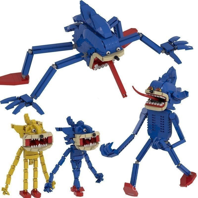 Sonic Building Blocks Puzzle Toys Mutant Terror Sonic the Hedgehog ...