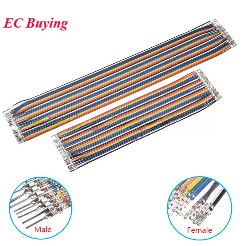 40PIN 20CM 30CM Dupont Line Terminal Male to Male Female to Male Female ...