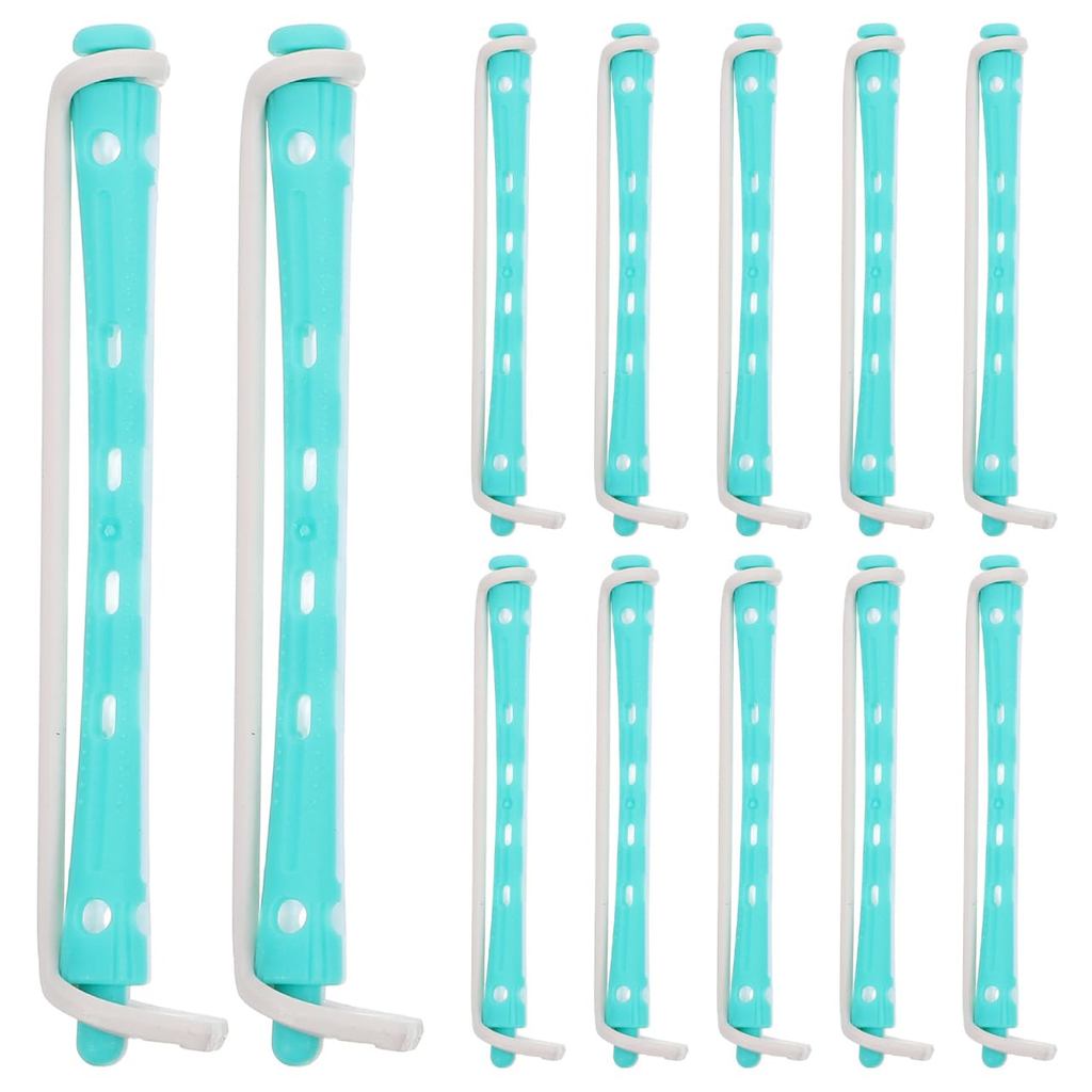 12PCS Perm Rods Curling Rods for Short Hair Women Hair Rollers Curlers ...