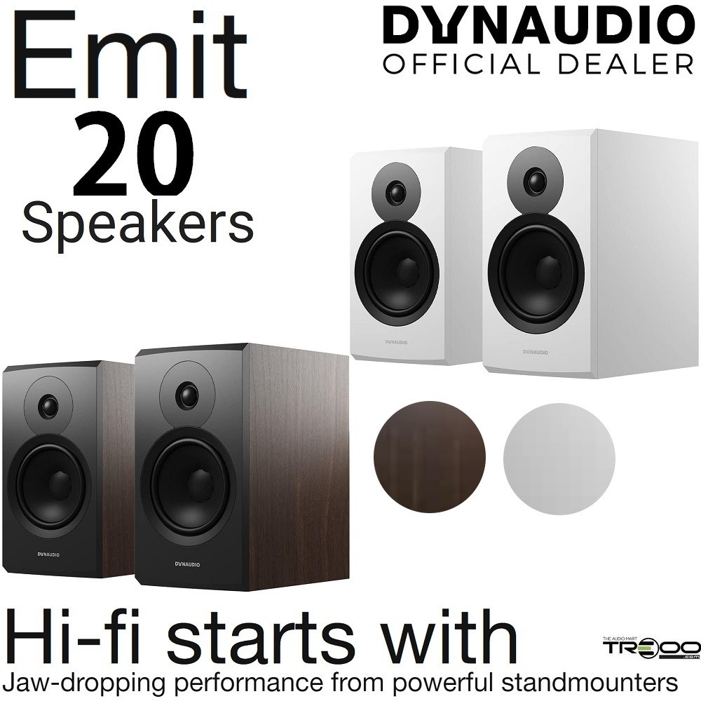 Dynaudio Emit 20 2Way Passive Desktop Bookshelf Speakers | Shopee ...