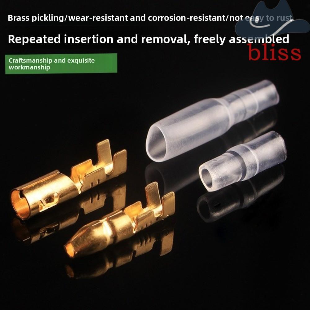 BLISS Wire Terminal, Tinplate Copper Crimp Terminals, Versatile Bare ...