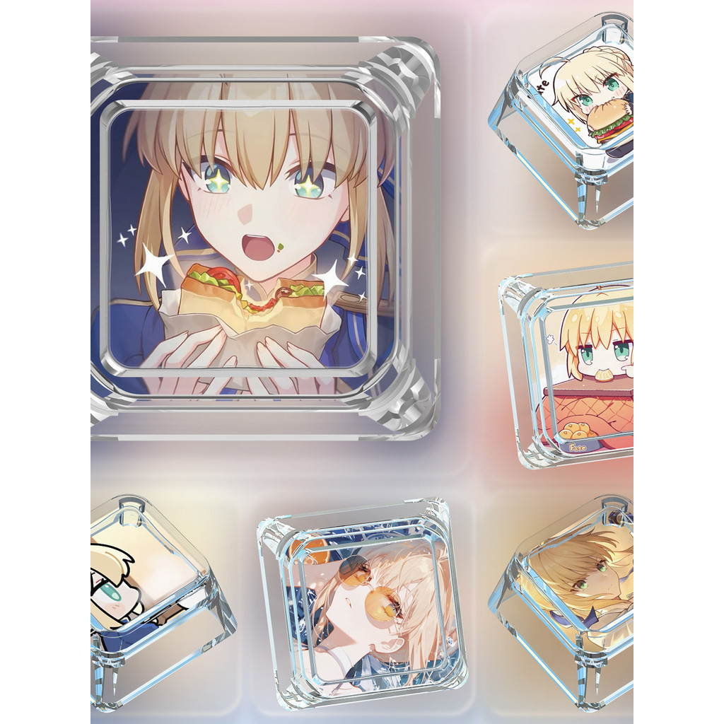 keycaps custom keycaps Keycap Single Cartoon Cute Arturia Cross Axis ...
