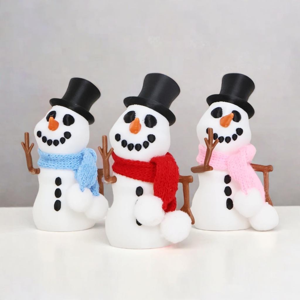 Rude Snowman with Middle Finger - 3D Printed Christmas Decor, Middle ...