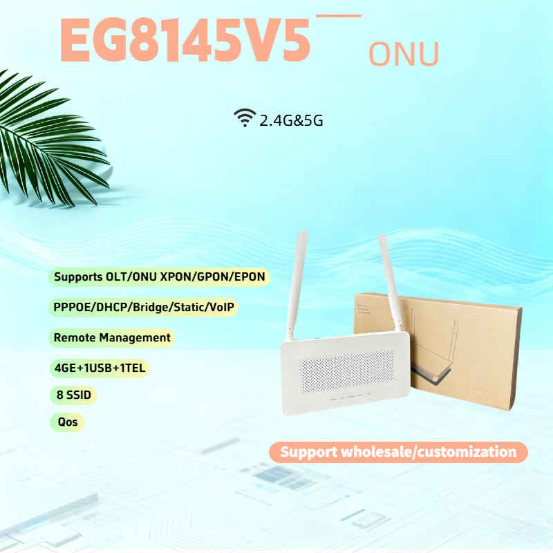 EG8145V5 ONU UPC EPON/GPON/XPON 5DBI Large Antenna Modem 4 Ports ...