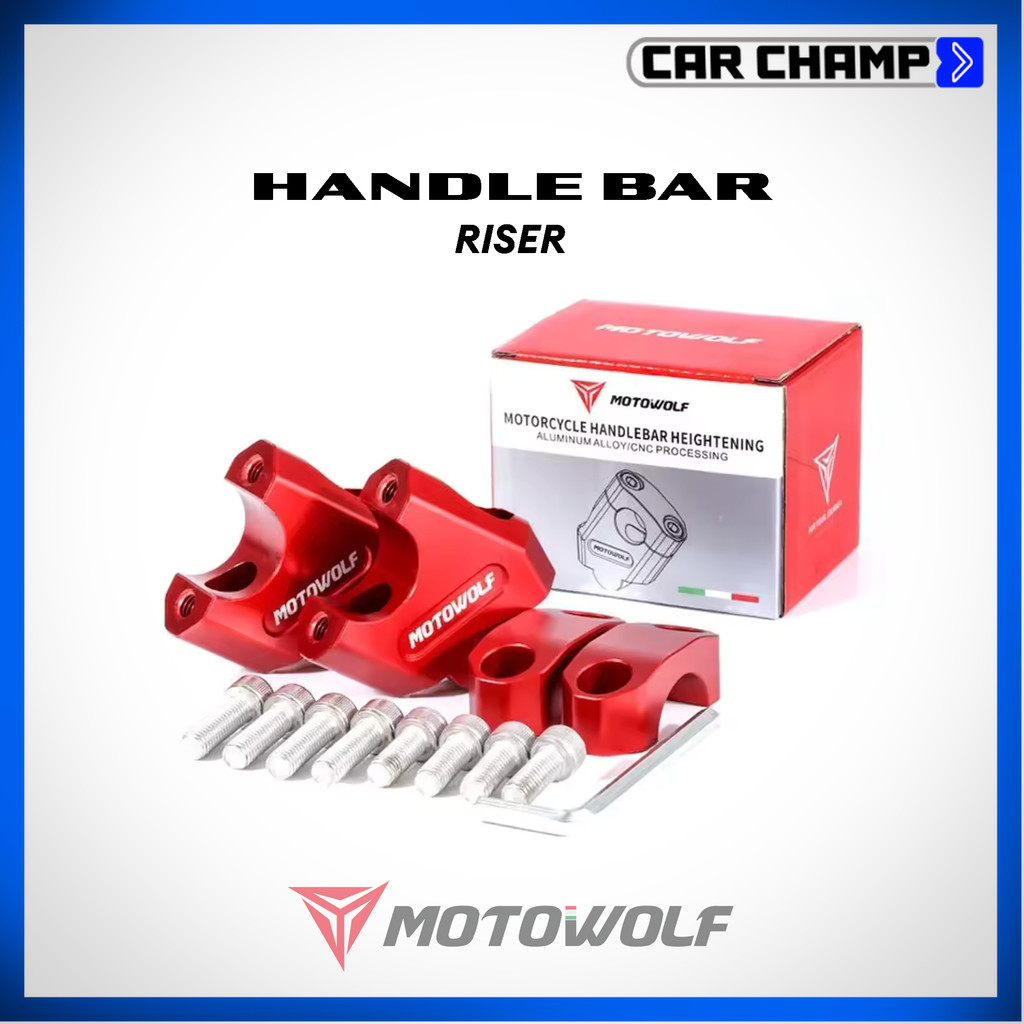 Motowolf 22mm & 28mm Handle Bar Riser and Lifter for PCX / BMW R9T ...