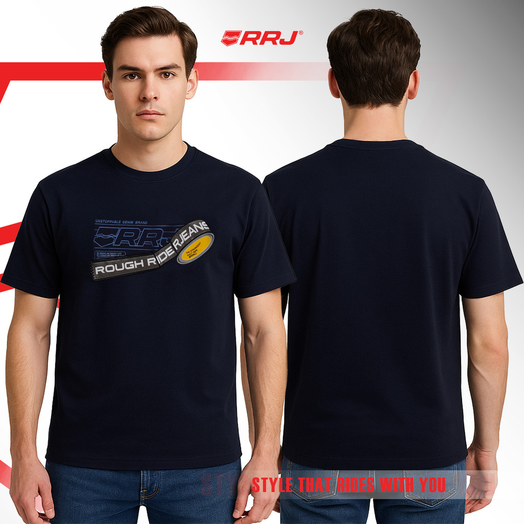 RRJ Men's Basic Tees Loose Fitting 178766 (Navy) | Shopee Philippines