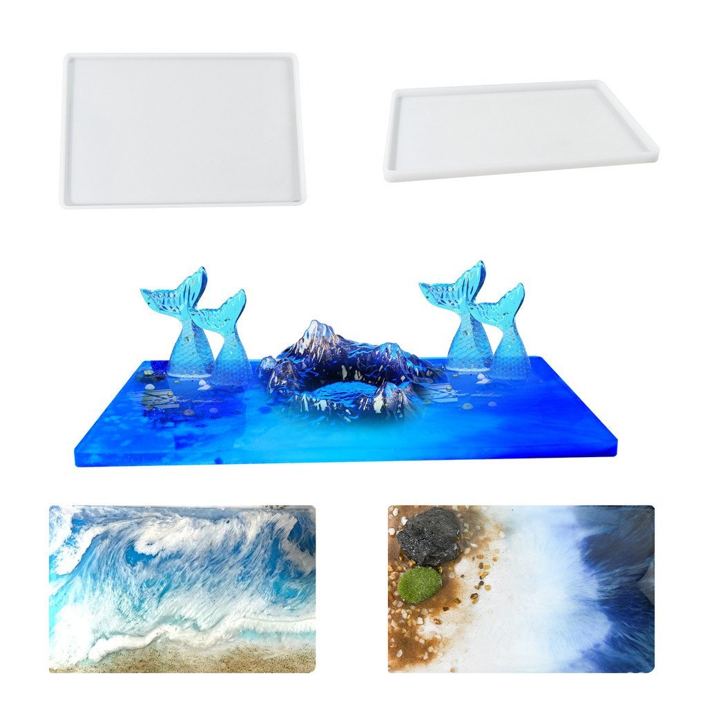 Large Rectangular diy23cm14Cross-Inch Silicone Mold*Drawing Board Epoxy ...