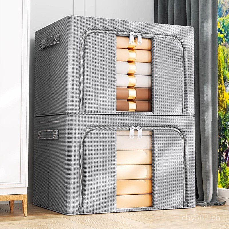 Collapsible Basket Clothes3Home Storage Box Organizer Wardrobe Storage ...