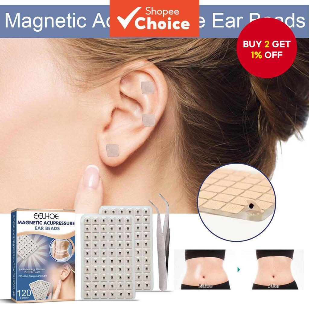 120Patch Magnetic Bead Auricular Ear Seed Sticker Weight Loss Slim ...