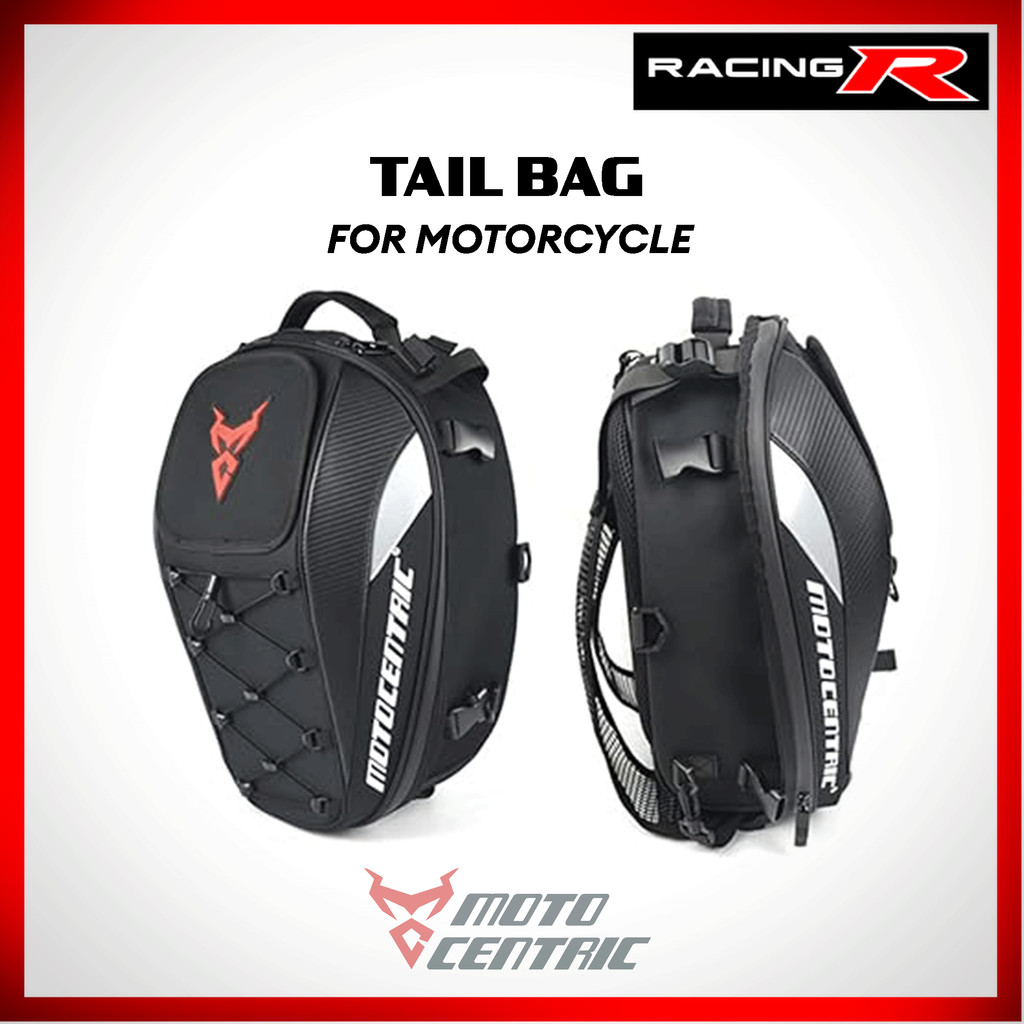 MOTOCENTRIC Rear Seat Bag / Rear Seat Tail Bag for Motorcycle ...