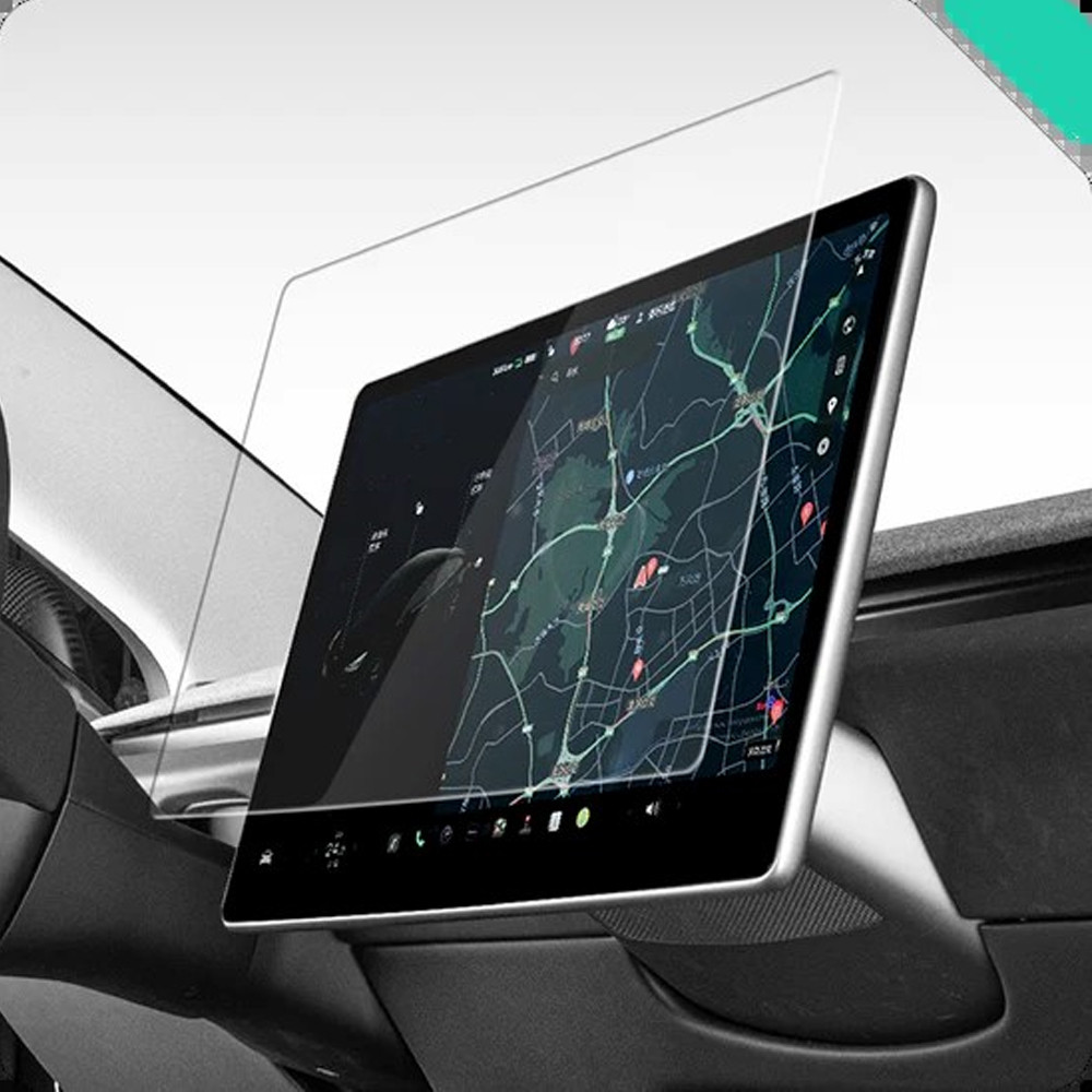 HALOBLK Automobile Touch Glass Screen Pro+ Front & Rear (Tesla Model 3 ...