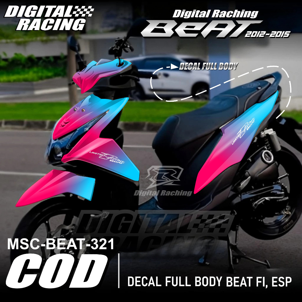 Digital Racing - Decal Sticker BEAT Fi Esp Old 2014 - Full Body Decal ...