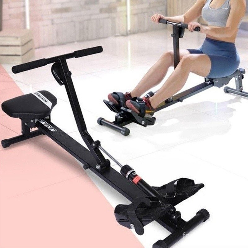 Foldable Rowing Machine Wind Resistance Ski Machine Rowing Pull ...