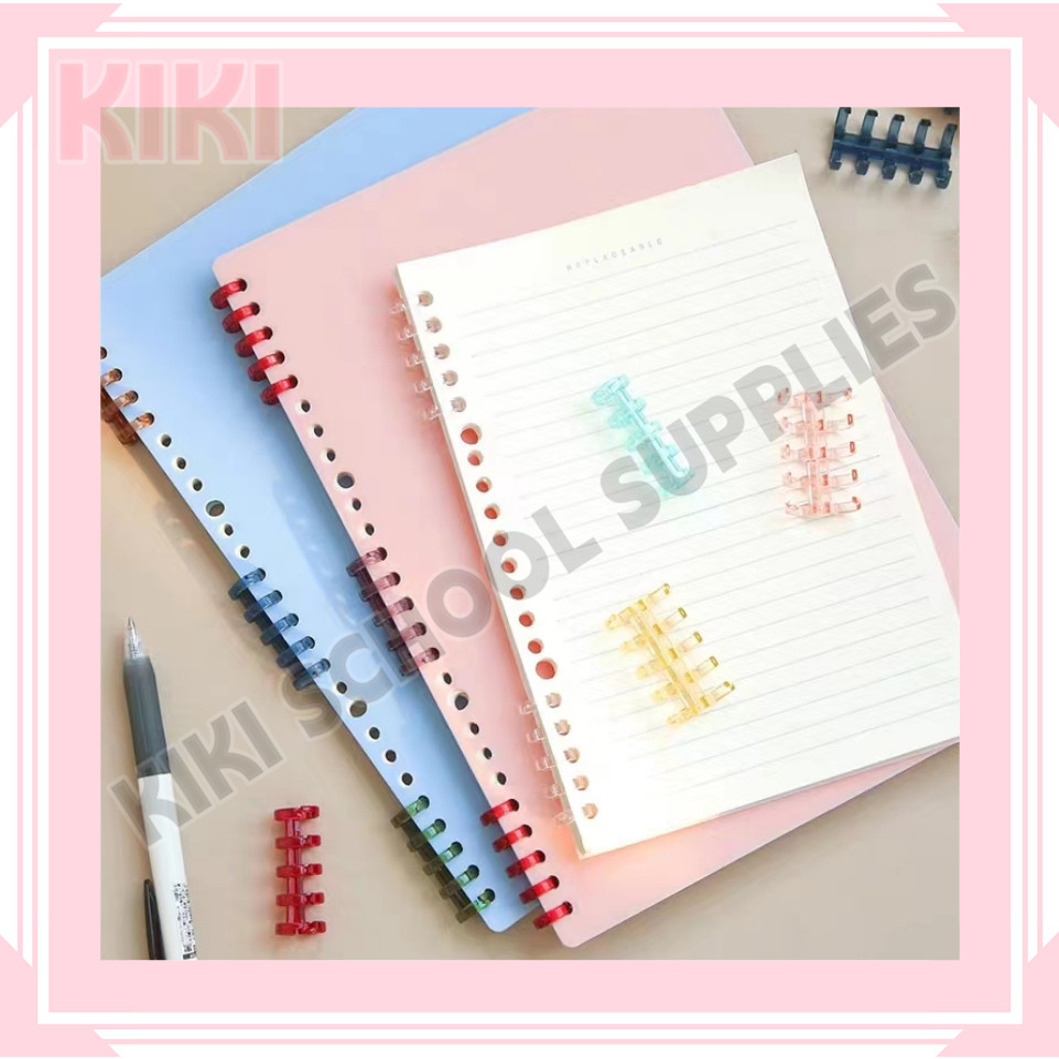 KK 5 Hole Binder Ring Clip Ring Binder Detachable Core Plastic Coil ...