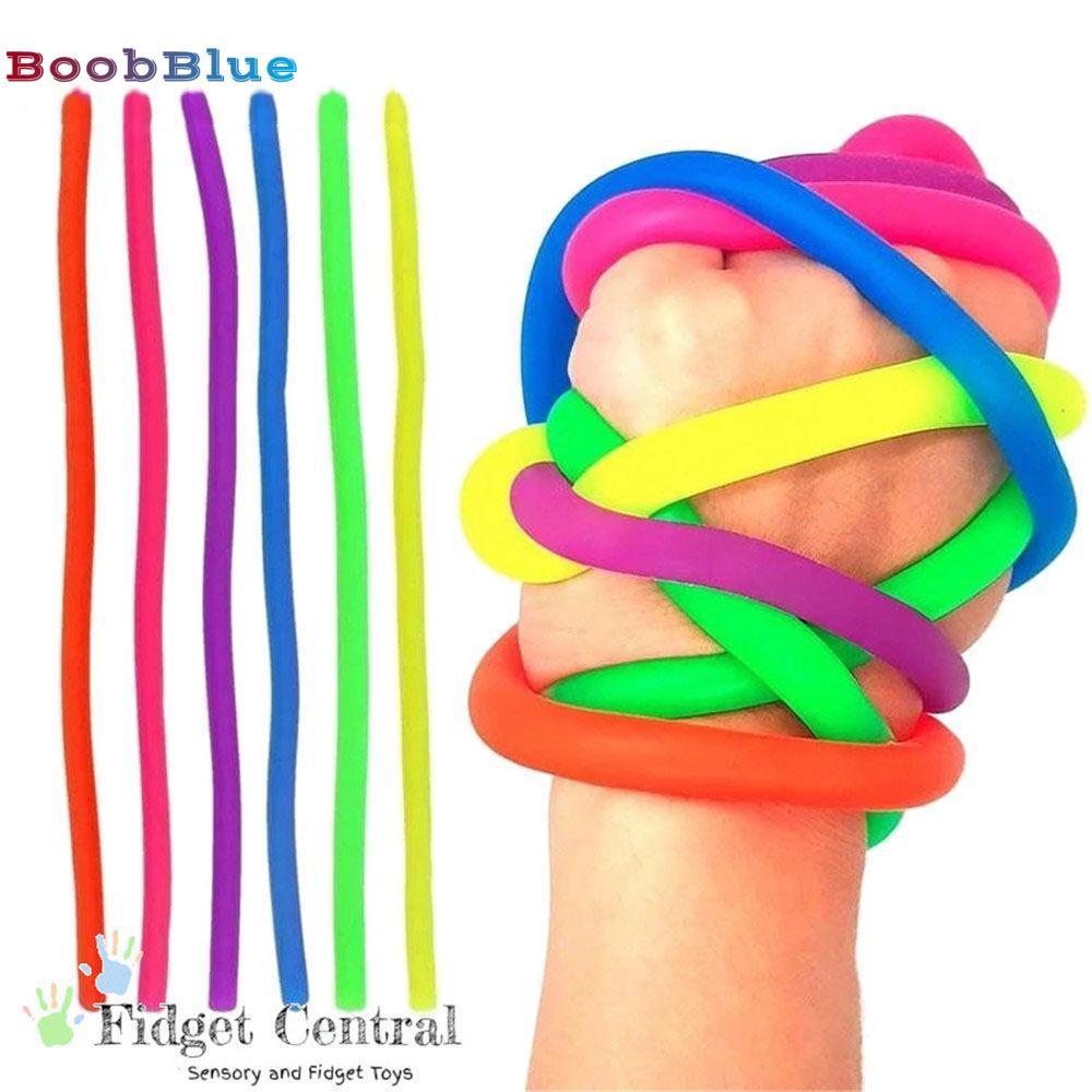 BOOBBLUE Stretchy String Hobbies Kids Vent toys Fidget Monkey Noodle ...
