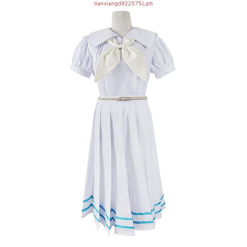 Anime Beastars Haru Cosplay Clothing Suit for Girl White Dress School ...