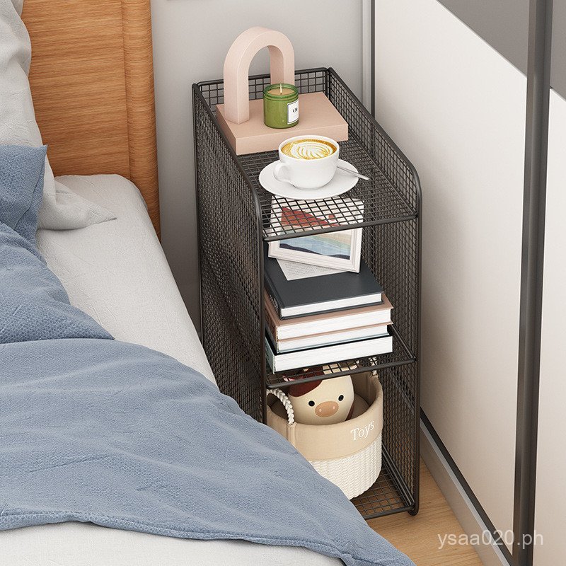 Narrow Mini Bedside Table for Rental Rooms, Simple Side Table, Small ...