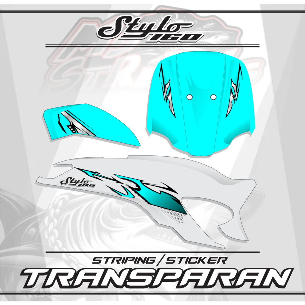 STRIPING STYLO VARIATION/ Stylo Transparent Striping 160 Custom ...