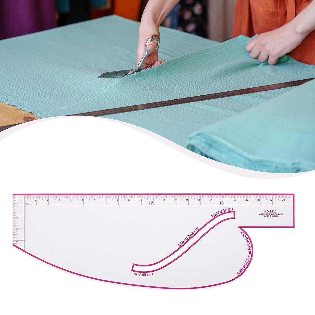 [syxivmj] Vary Form Curve Ruler Imperial Fashion Designer Ruler for ...