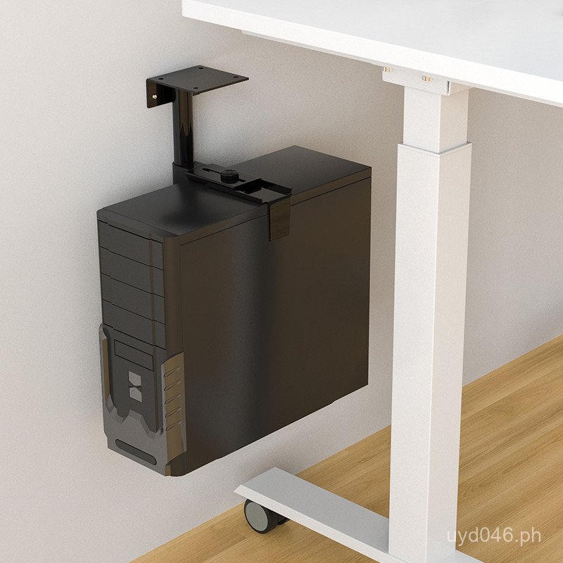 Bracket Suspended Under Desk Case7W Desktop Computer Storage Rack ...
