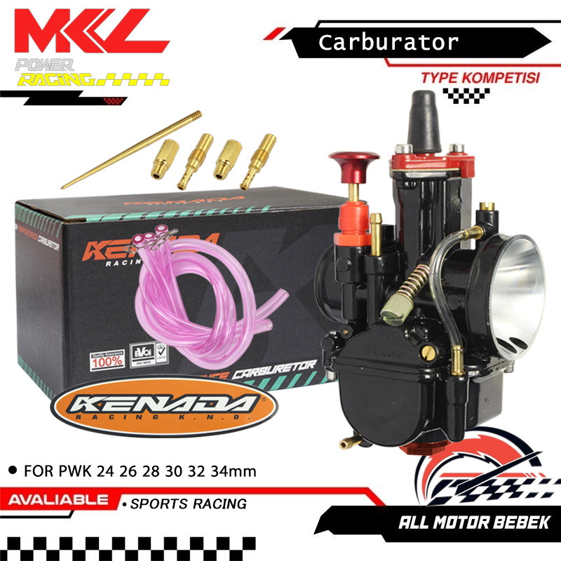 KENADA RACING Carburetor carb flat slide PWK 24mm 26mm 28mm 30mm 32mm ...