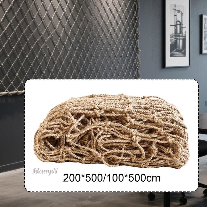[Homyl1] Heavy-duty, Decorative, Versatile Hemp Rope Climbing Net for ...
