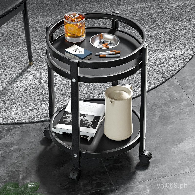 Light Luxury Tea Rack Chess Room Round Coffee Table Mahjong Machine ...