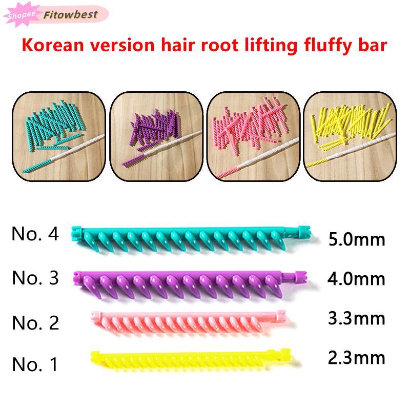 Fbph 30Pcs/Set 2.3/3.3/4/5mm Hair Root Perm Rods Bars Curlers With ...
