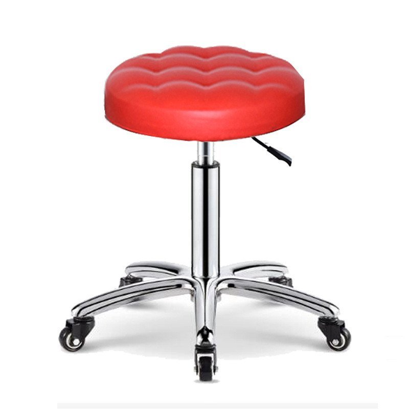 Chair with Large Work Stool, Nail Stool, Beauty Salon Rotating Round ...