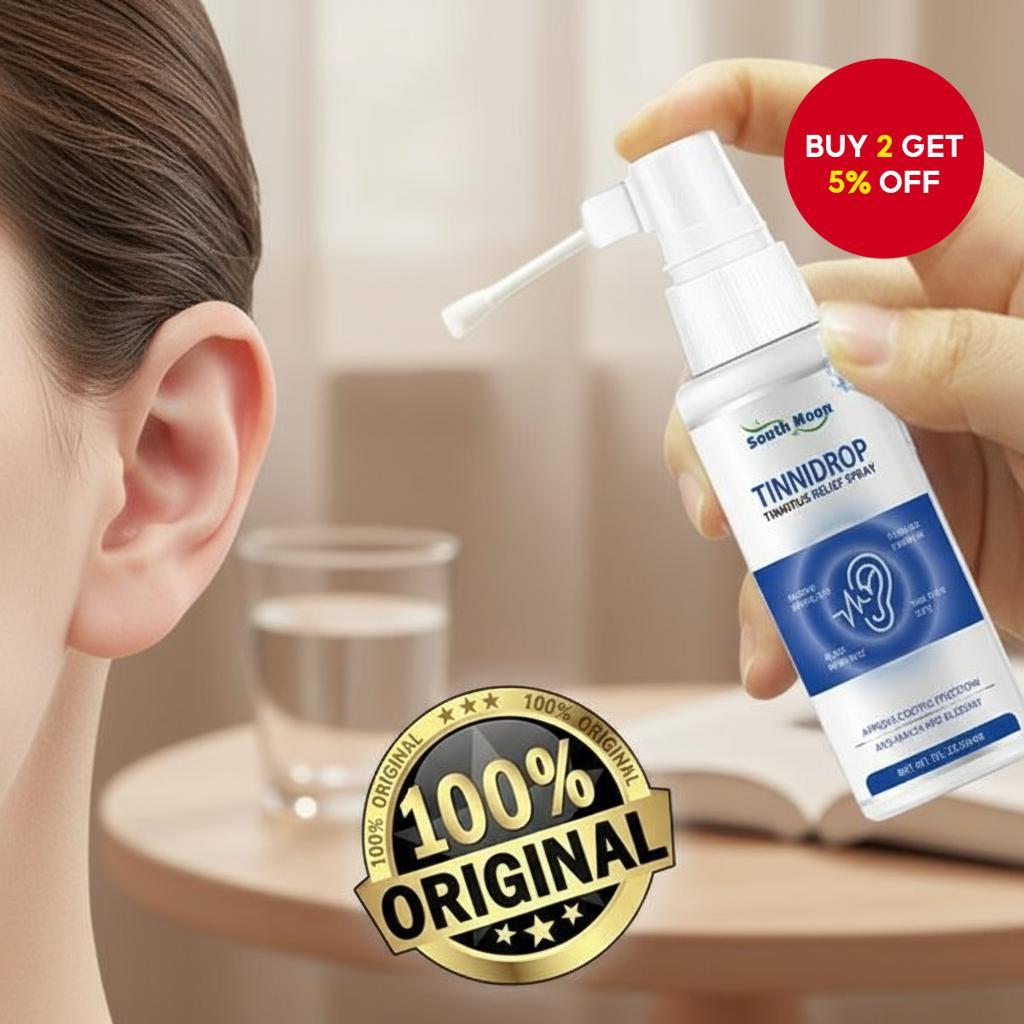 Tinnitus Relief Spray Tinni Drops Ear Cleaning Liquid 60ml for Ear ...