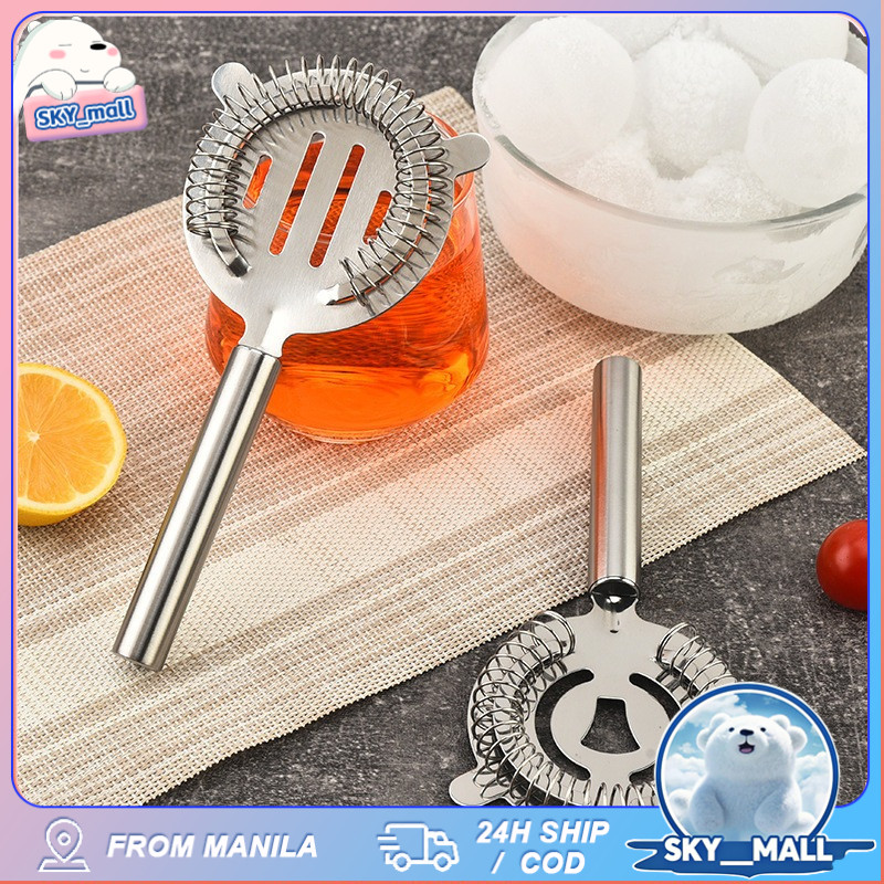 Cocktail Strainer-Stainless Steel Bar Ice Filter for Bartending/Bar ...