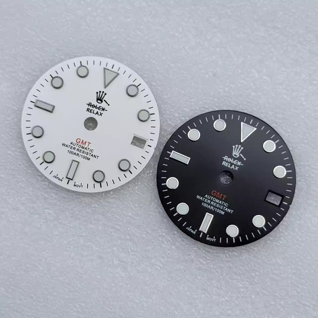 NH34 Dial gmt New Style Modified Dial Dial Size 28.5mm Dial Green ...
