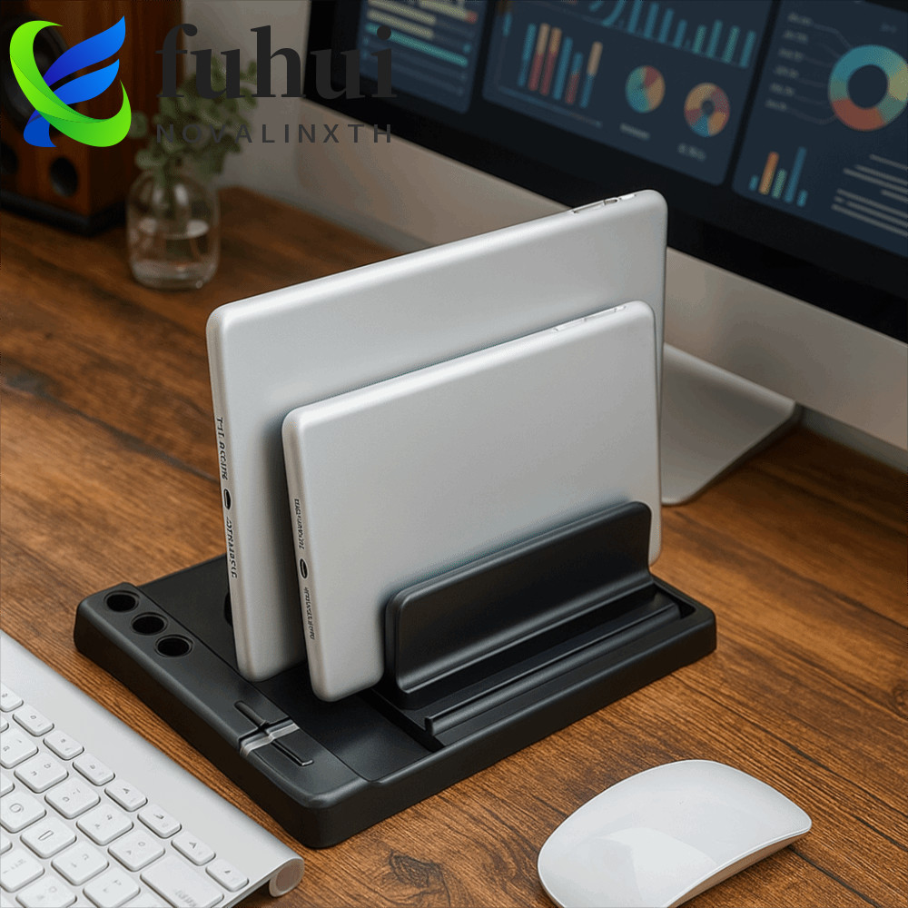 FUHUI Tablet Stand, Universal Adjustable Laptop Stand, Save Space ...