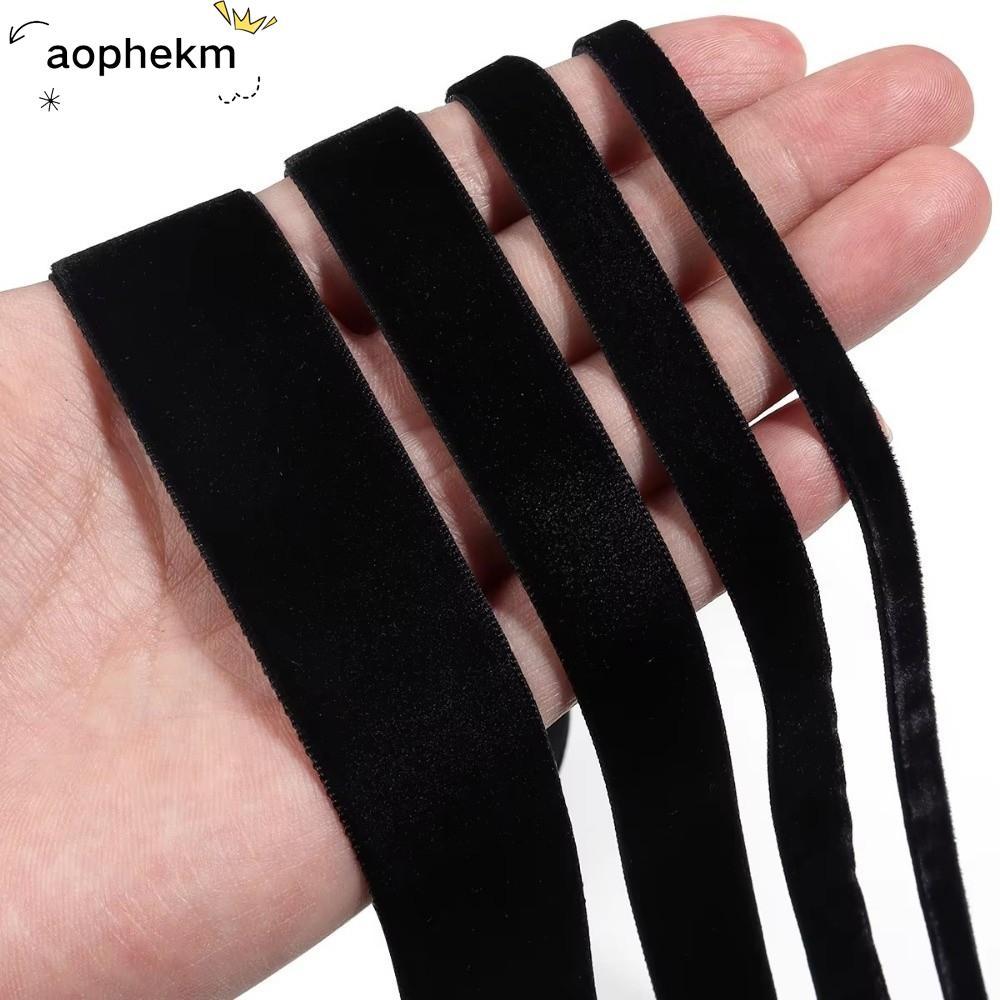 AOPHEKM Velvet Ribbon, 5 Yards DIY Wrapping Ribbon, Handmade 6/10/15/20 ...