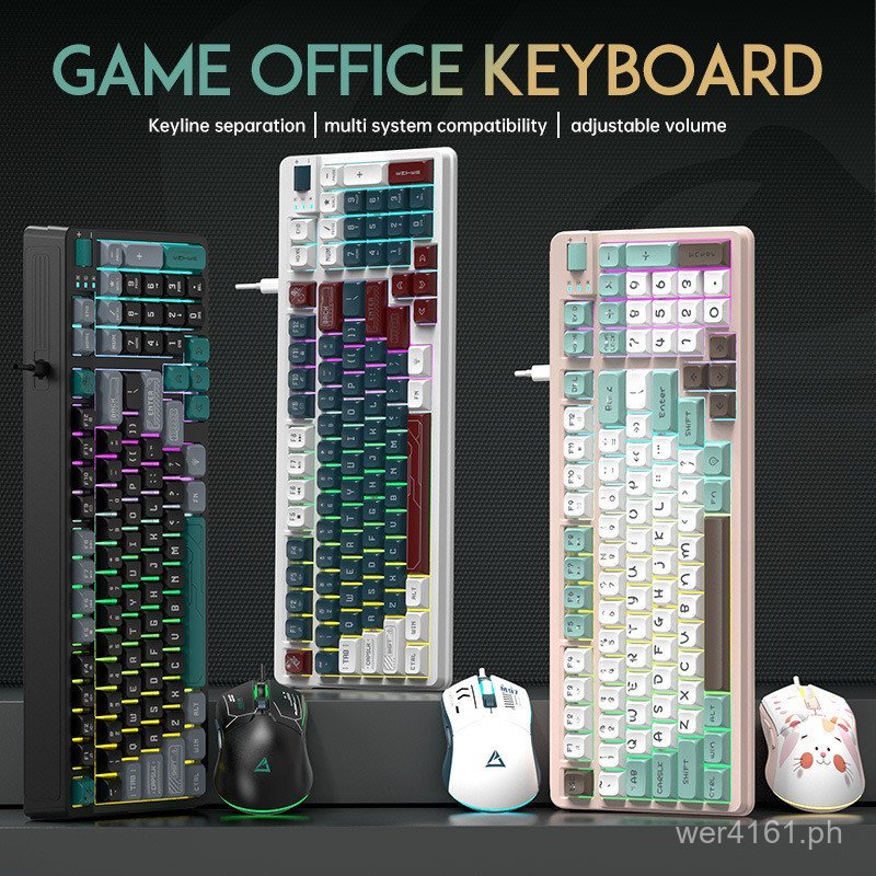 Wired No-Flush New English Gaming Private Model Neutral Office Mouse ...