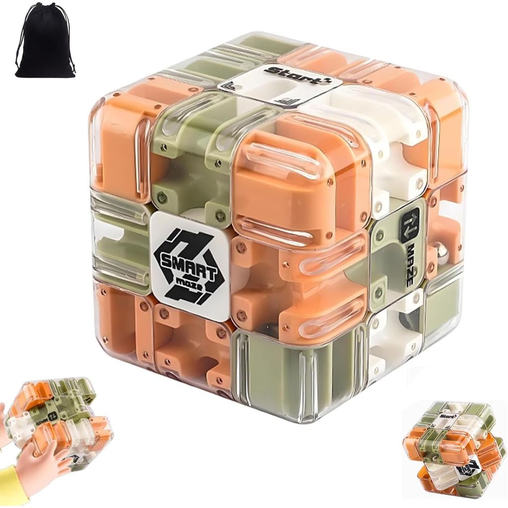 Large Labyrinth 3D Puzzle Maze Cube - Engaging Brain Teaser Toy, Smart ...