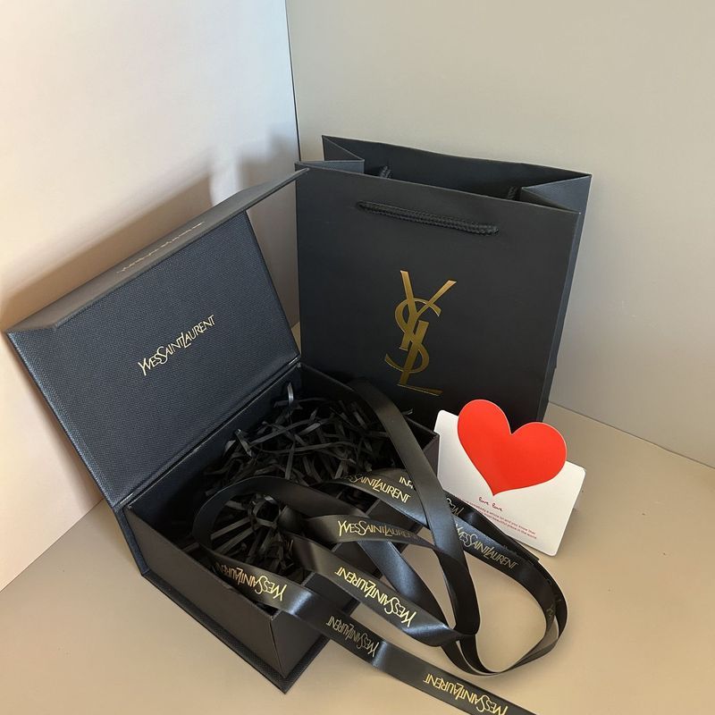 Counter Original Same Style Black Saint Law Home YSL Paper Bag Gift Bag ...